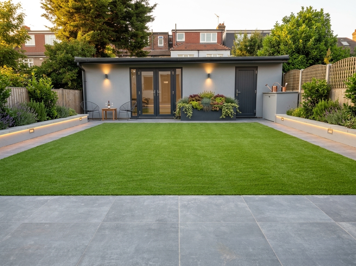 Rear extension with long garden Dagenham